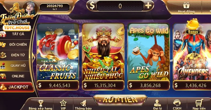 Trò chơi video slot hiện đại với đồ họa sống động